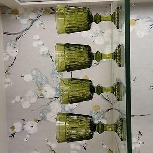 Indiana glass barware set